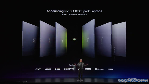 目下，PC 产业的半壁山河都加入了 RTX 威望｜图片来源：英伟达 GTC 直播